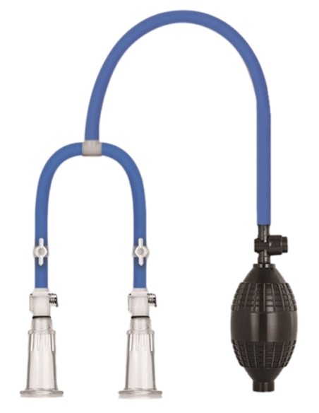 Pompes pour tétons LuvPump Double Cup Bleu Pompes pour tétons LuvPump Double Cup Bleu