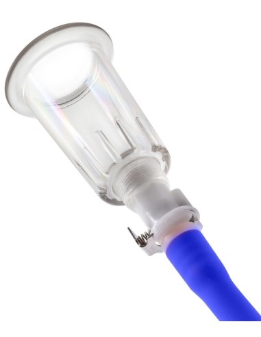 Pompes pour tétons LuvPump Double Cup Bleu