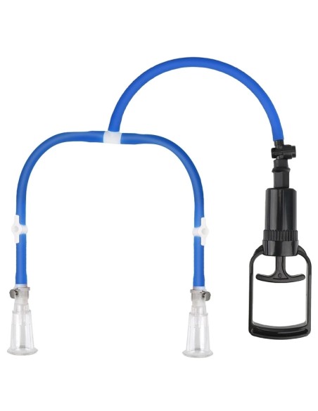 Pompe pour tétons Luv Enhance Double Cup Bleu