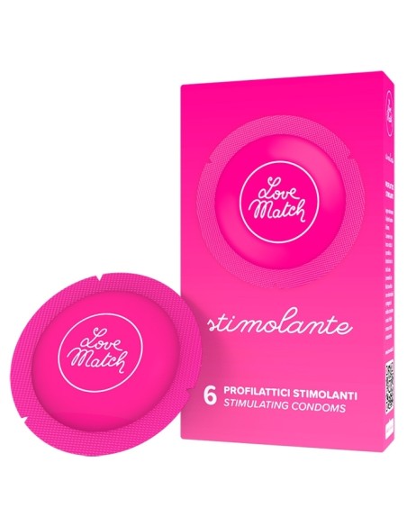 Préservatifs texturés Stimolante x6 Préservatifs texturés Stimolante x6