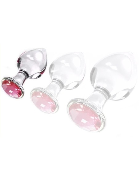 Plug Bijou en Verre Diamond Glassy S 6.5 x 2.7cm