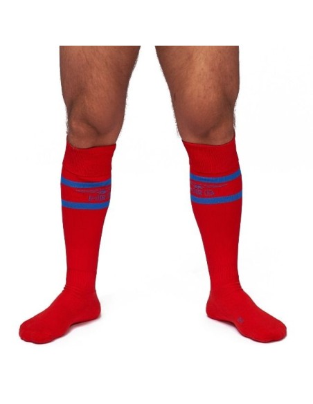Chaussettes hautes Urban Football Socks Rouge-Bleu