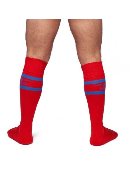 Chaussettes hautes Urban Football Socks Rouge-Bleu