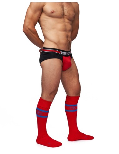 Chaussettes hautes Urban Football Socks Rouge-Bleu