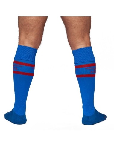 Chaussettes hautes Urban Football Socks Bleu-Rouge