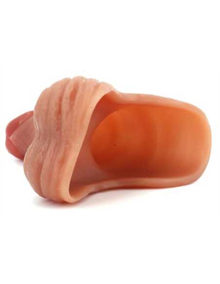 Gaine souple Faux Pénis Modèle B 14 x 4cm Gaine souple Faux Pénis Modèle B 14 x 4cm