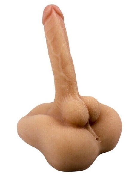 Masturbateur Big Dick Hole Anus et Pénis flexible 18 x 4cm