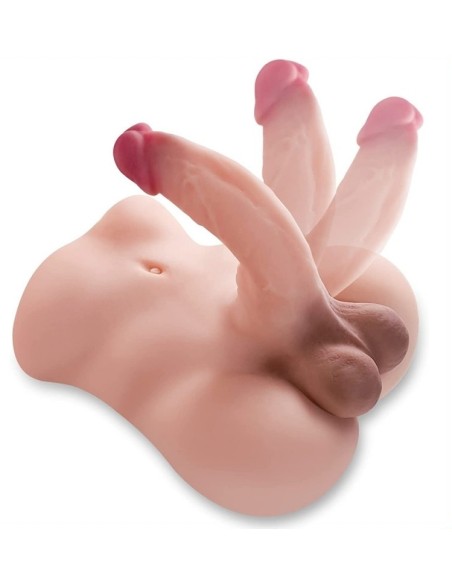 Masturbateur Fessier avec Pénis articulé Joli Dandy Sexe de 18cm