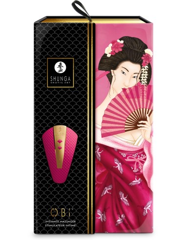 Stimulateur intime Shunga Obi Framboise