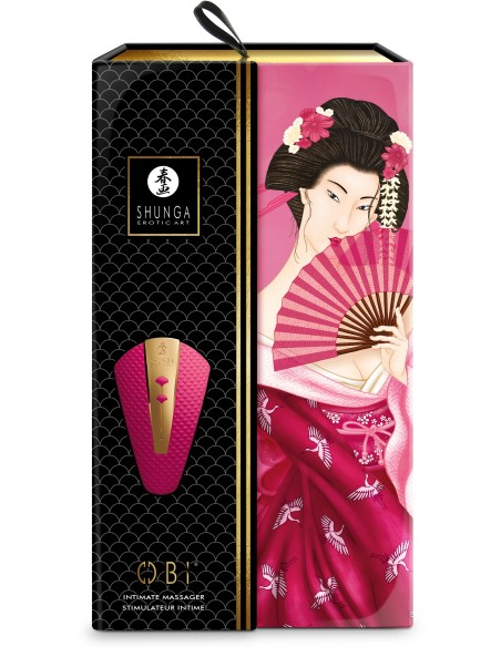 Stimulateur intime Shunga Obi Framboise Stimulateur intime Shunga Obi Framboise