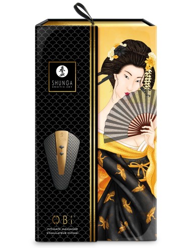 Stimulateur intime Shunga Obi Noir