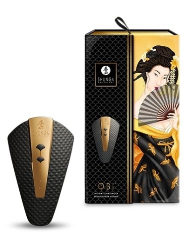 Stimulateur intime Shunga Obi Noir