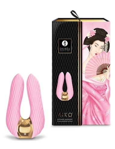Double stimulateur intime Shunga Aiko Rose