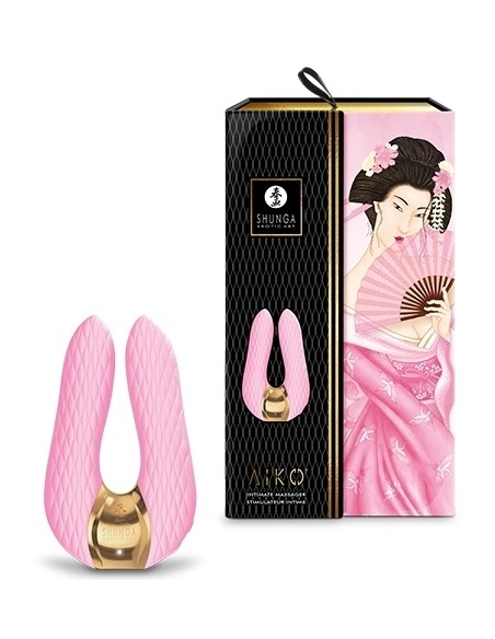Double stimulateur intime Shunga Aiko Rose