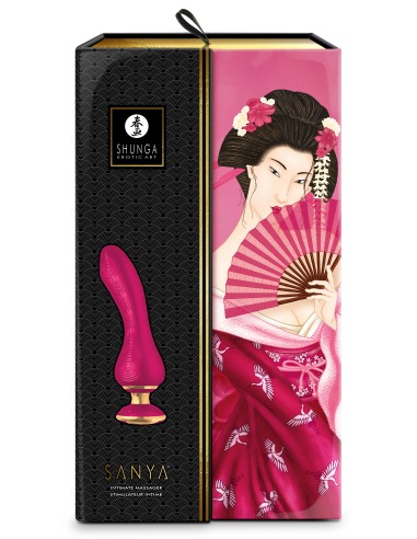 Stimulateur intime Shunga Sanya Framboise