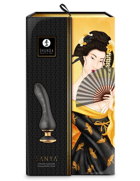 Stimulateur intime Shunga Sanya Noir