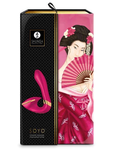 Stimulateur intime Shunga Soyo Framboise