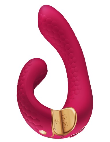 Double Stimulateur intime Shunga Miyo Framboise