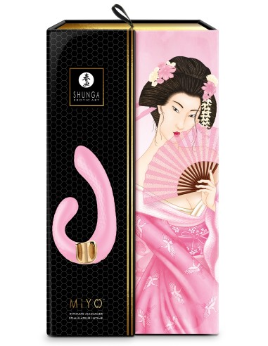 Double stimulateur intime Shunga Miyo Rose