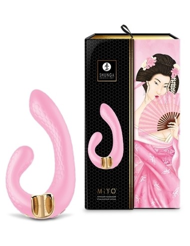 Double stimulateur intime Shunga Miyo Rose
