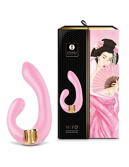 Double stimulateur intime Shunga Miyo Rose