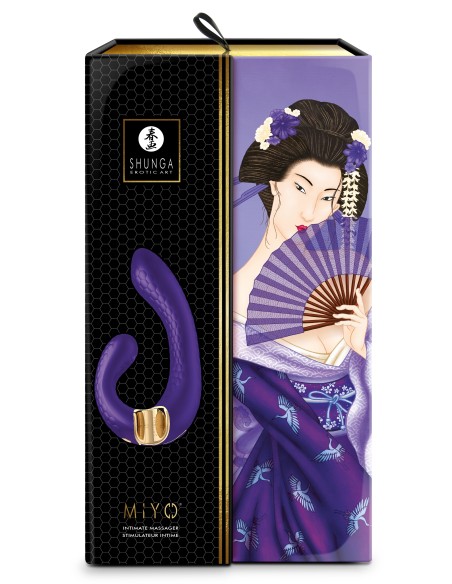 Double stimulateur intime Shunga Miyo Violet