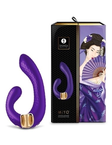 Double stimulateur intime Shunga Miyo Violet