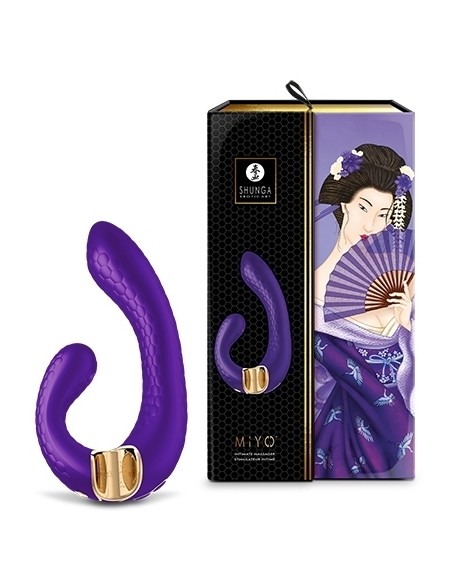 Double stimulateur intime Shunga Miyo Violet
