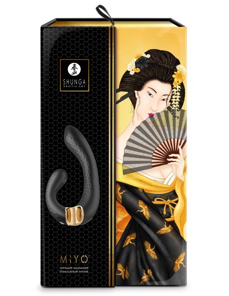 Double Stimulateur intime Shunga Miyo Noir