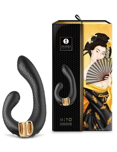 Double Stimulateur intime Shunga Miyo Noir
