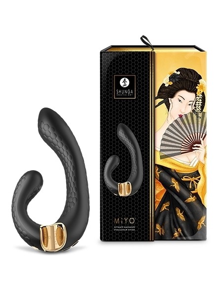 Double Stimulateur intime Shunga Miyo Noir