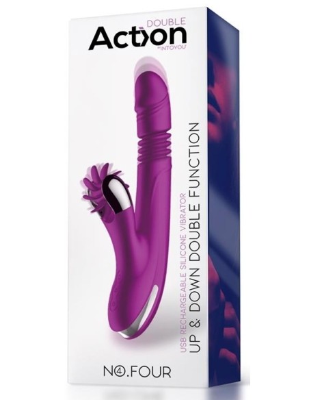 Vibro Rabbit Up & Down 10 x 3.5cm Violet