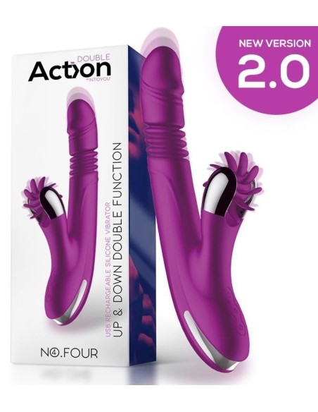 Vibro Rabbit Up & Down 10 x 3.5cm Violet
