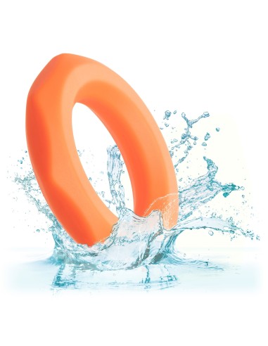 Cockring Silicone Sexagon Alpha 37mm Orange