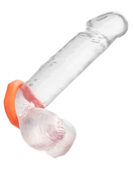 Cockring Silicone Sexagon Alpha 37mm Orange