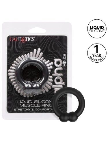 Cockring Muscle Ring Alpha 37mm Noir