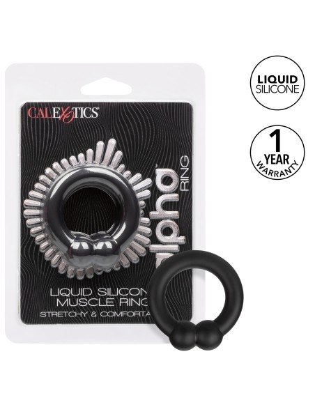 Cockring Muscle Ring Alpha 37mm Noir