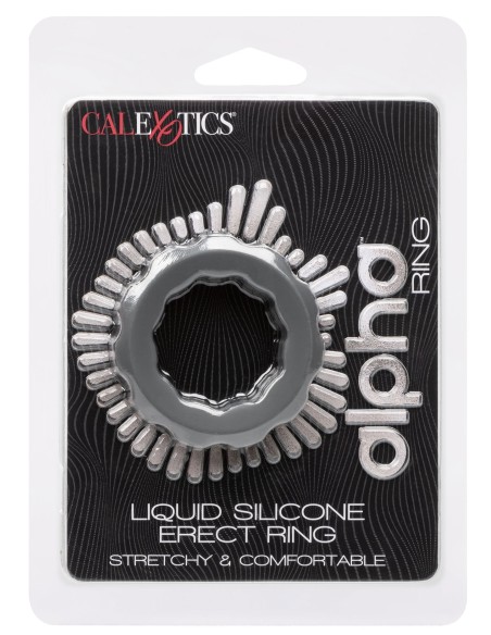 Cockring Silicone Erect Ring Alpha 37mm Gris Cockring Silicone Erect Ring Alpha 37mm Gris