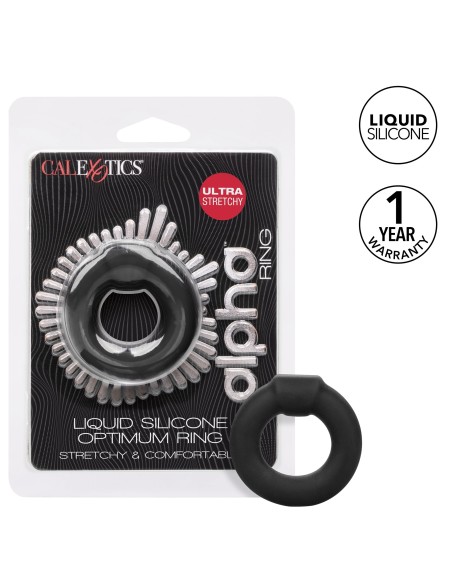 Cockring Silicone Optimum Alpha 32mm Noir