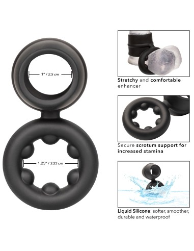 Ballstretcher Silicone Magnum Alpha Noir