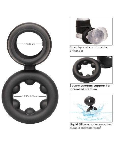 Ballstretcher Silicone Magnum Alpha Noir