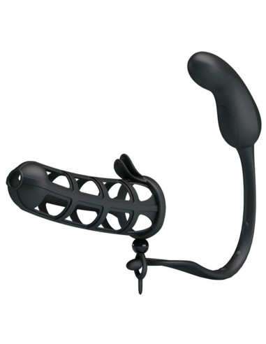 Gaine de pénis + Plug vibrant Hercules Pretty Love