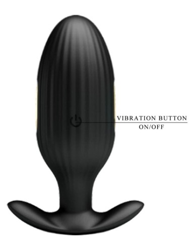 Plug vibrant Electro connecté Jefferson Pretty Love 8 x 3.3cm