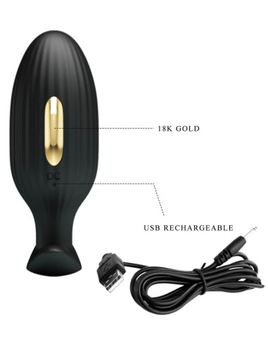 Plug vibrant Electro connecté Jefferson Pretty Love 8 x 3.3cm