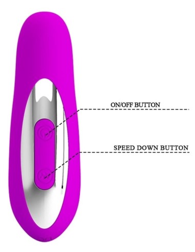Stimulateur de prostate Piper Pretty Love 9 x 3cm Violet