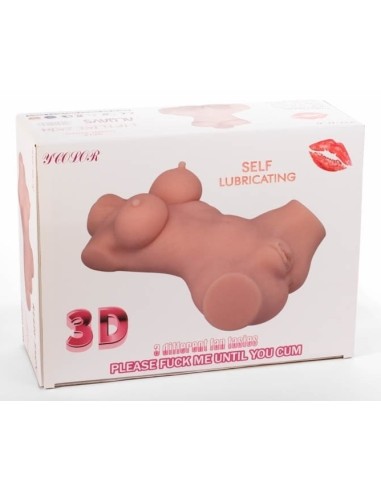 Mastubateur Corps avec Seins Fuck Power Vagin-Anus