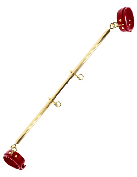 Barre avec Menottes de chevilles Spreader Taboom Doré-Rouge