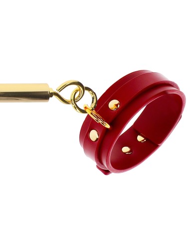 Barre avec Menottes de chevilles Spreader Taboom Doré-Rouge