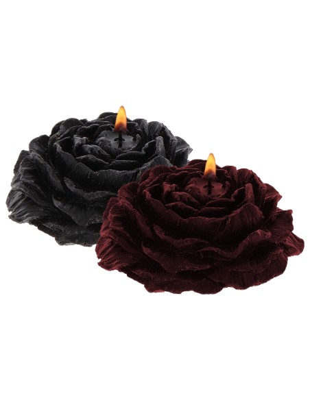 2 Bougies Sm Rose Candles Noire-Rouge 2 Bougies Sm Rose Candles Noire-Rouge