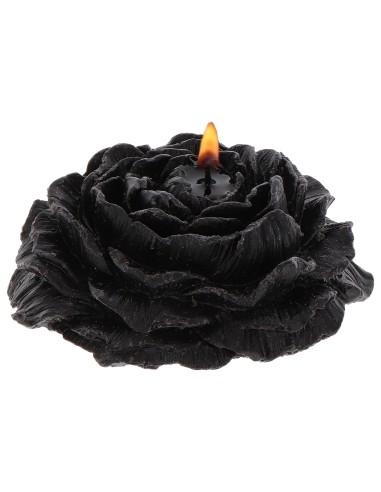 2 Bougies Sm Rose Candles Noire-Rouge